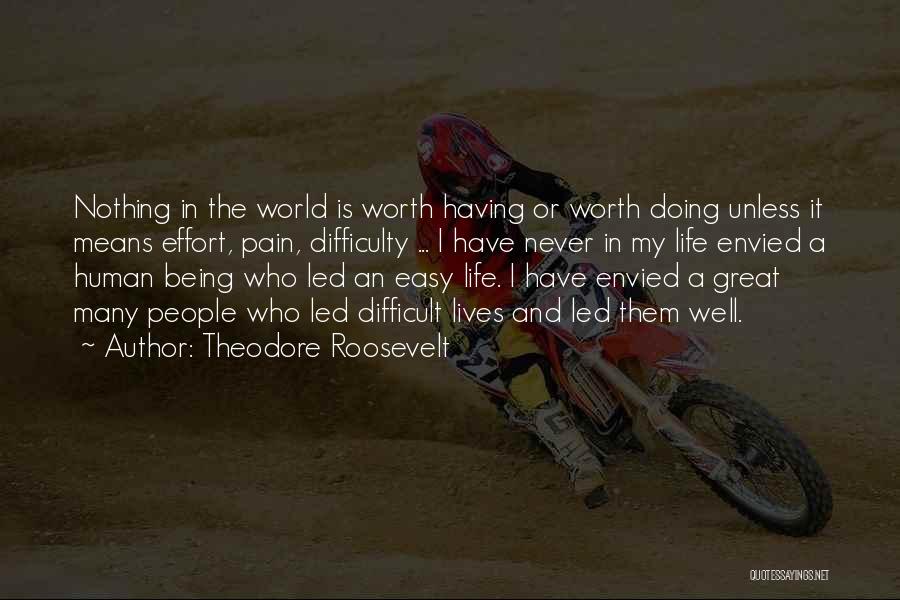 Achievement In Life Quotes By Theodore Roosevelt