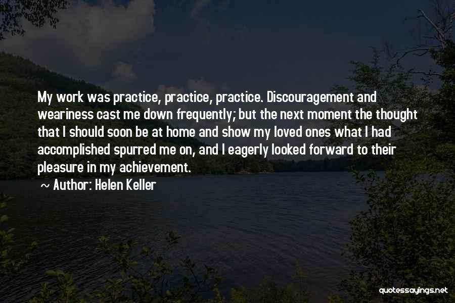 Achievement In Work Quotes By Helen Keller