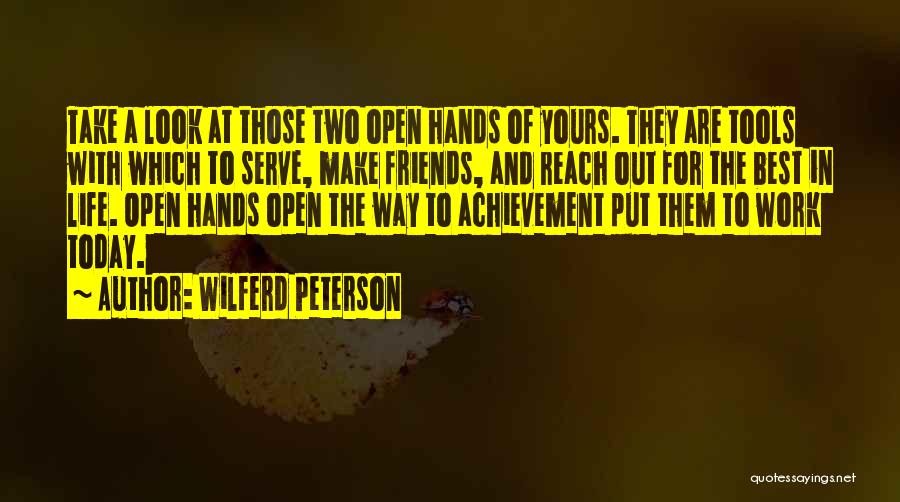 Achievement In Work Quotes By Wilferd Peterson