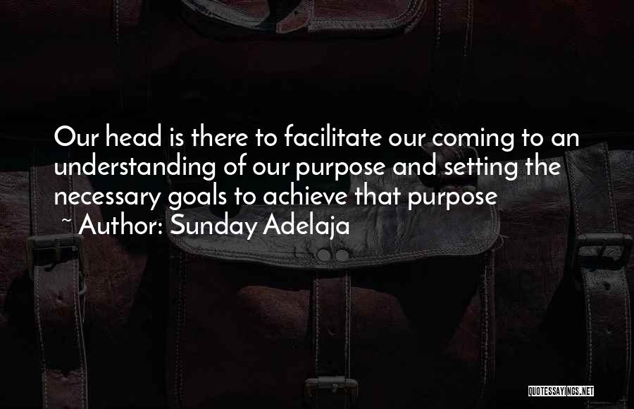 Achievement Of Goals Quotes By Sunday Adelaja