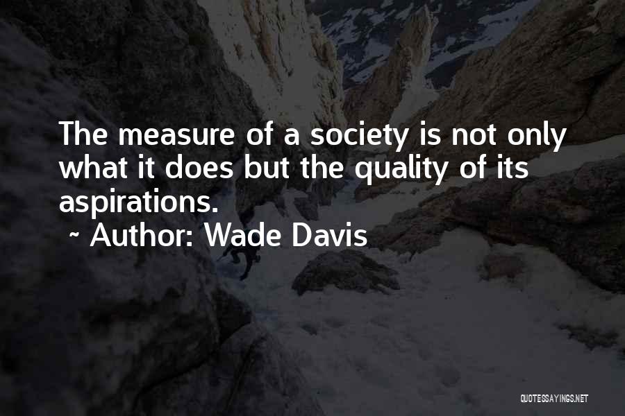 Achievement Of Goals Quotes By Wade Davis