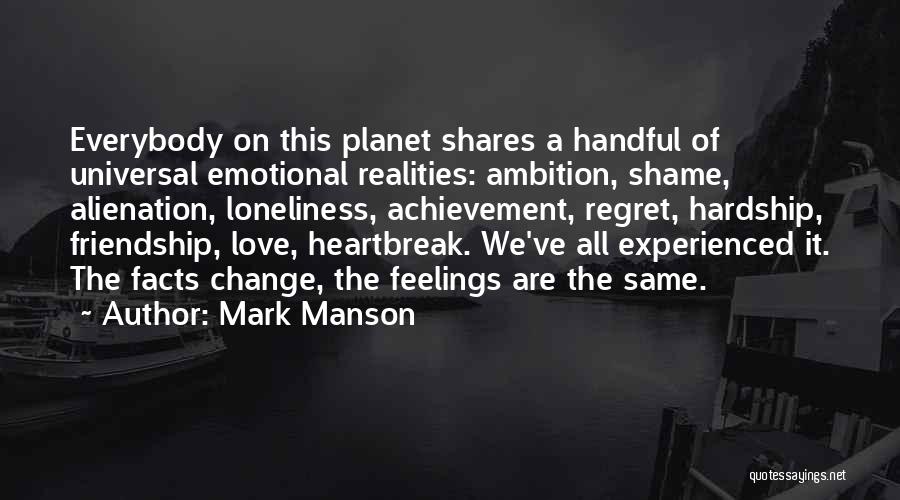 Achievement Of Love Quotes By Mark Manson