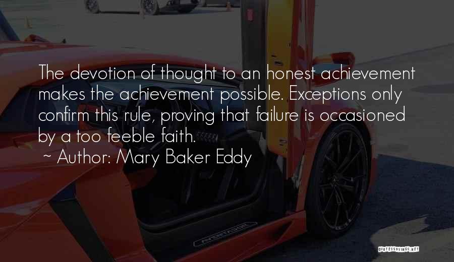 Achievement Of Love Quotes By Mary Baker Eddy