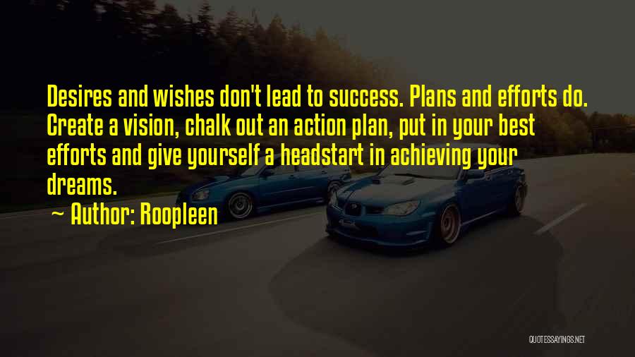 Achievements And Success Quotes By Roopleen