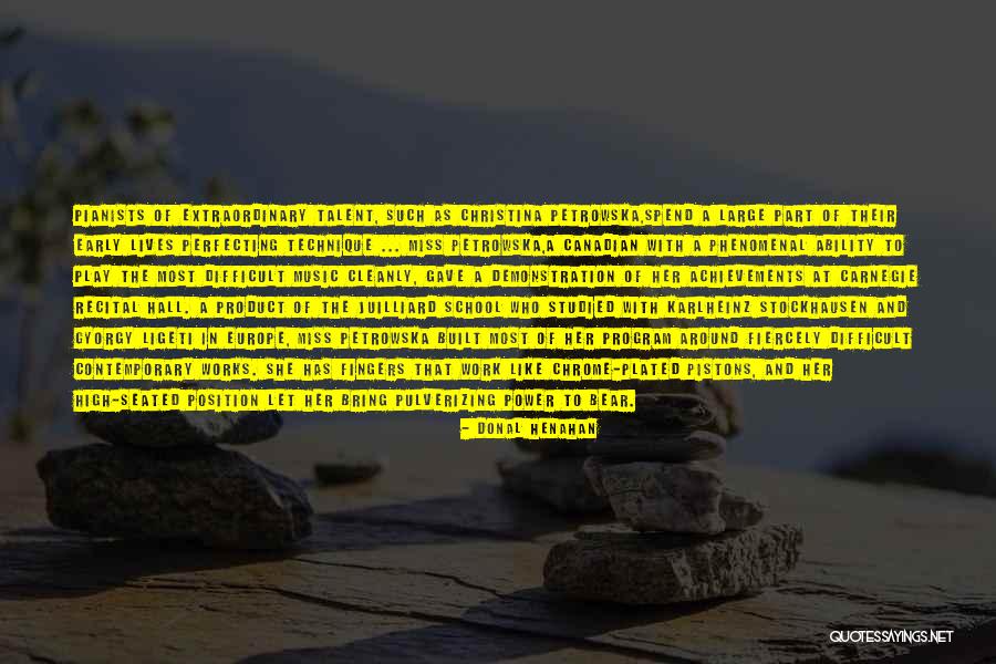 Achievements In School Quotes By Donal Henahan Achievements In School Quotes By Donal Henahan