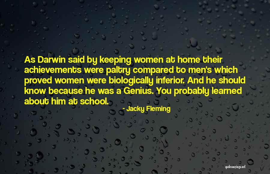 Achievements In School Quotes By Jacky Fleming Achievements In School Quotes By Jacky Fleming