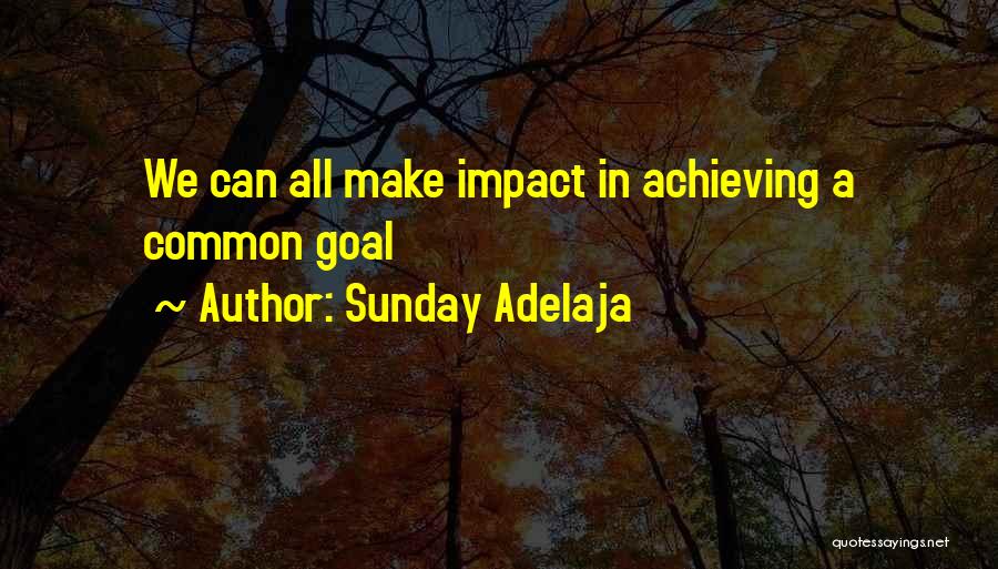 Achieving Goals In Life Quotes By Sunday Adelaja