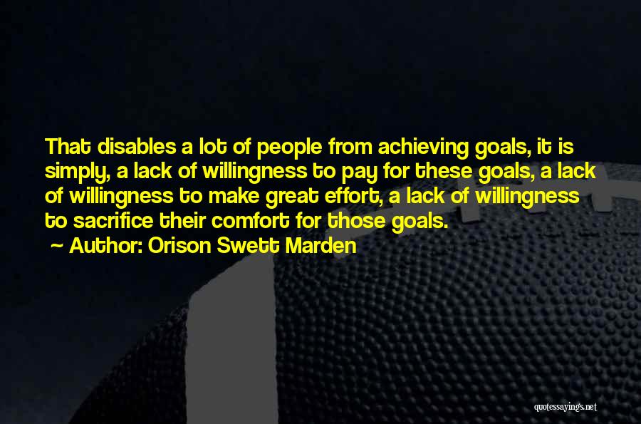 Achieving My Goals Quotes By Orison Swett Marden