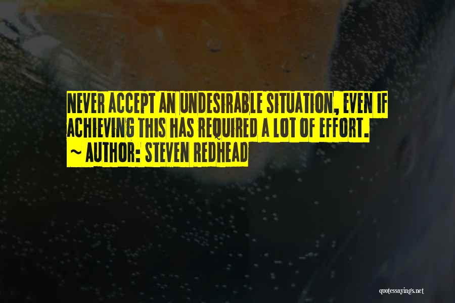 Achieving Your Goals Quotes By Steven Redhead