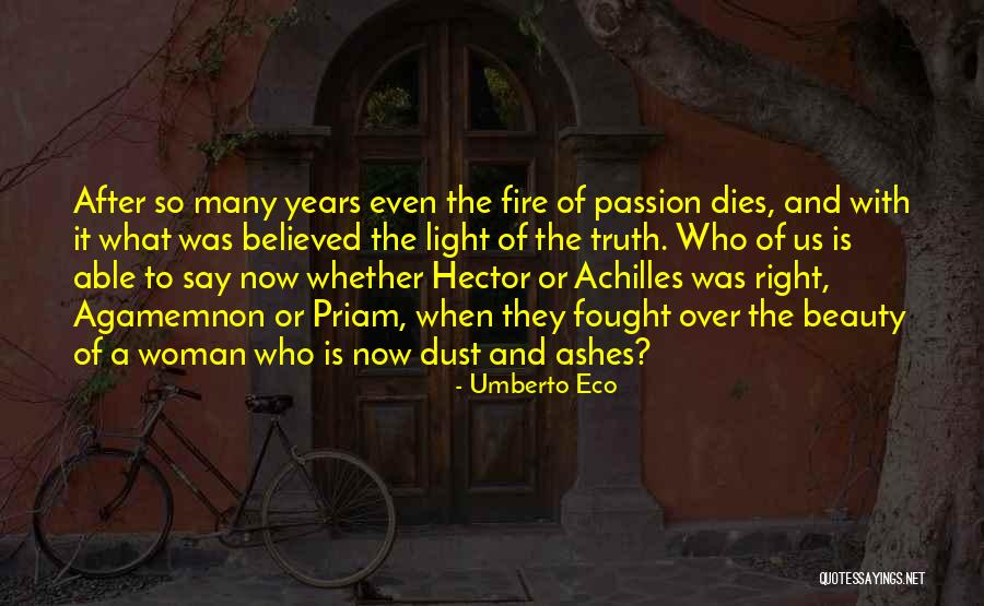 Achilles Iliad Quotes By Umberto Eco