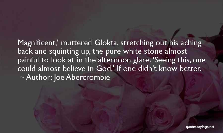Aching Back Quotes By Joe Abercrombie