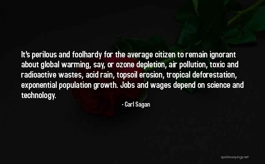 Acid Rain Quotes By Carl Sagan