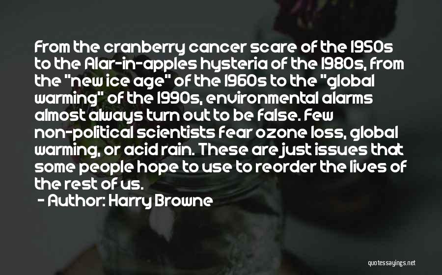 Acid Rain Quotes By Harry Browne