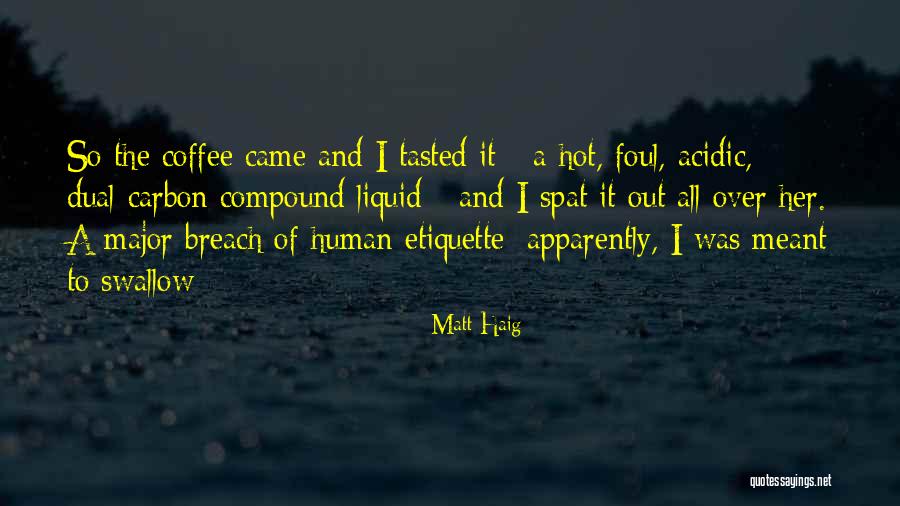 Acidic Quotes By Matt Haig