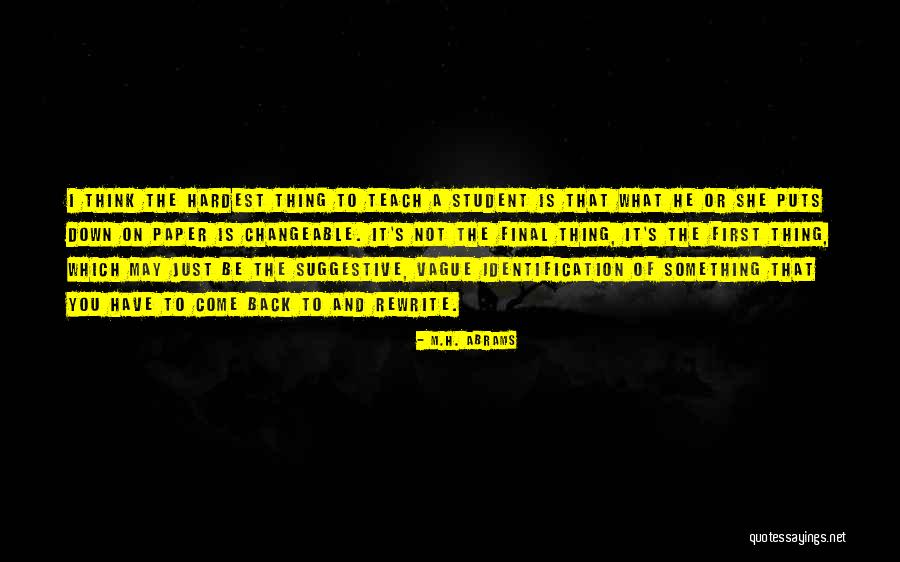 Acidified Potassium Quotes By M.H. Abrams Acidified Potassium Quotes By M.H. Abrams