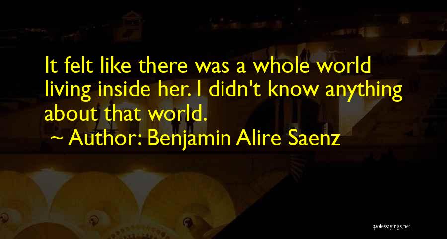 Ackah Law Quotes By Benjamin Alire Saenz