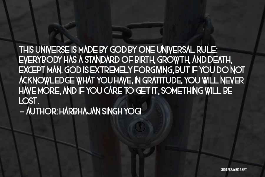 Acknowledge God Quotes By Harbhajan Singh Yogi