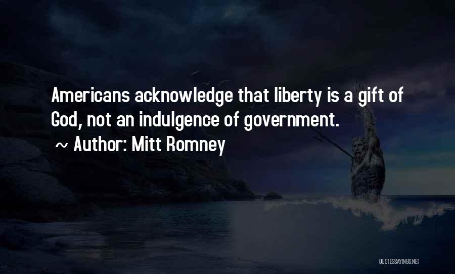 Acknowledge God Quotes By Mitt Romney