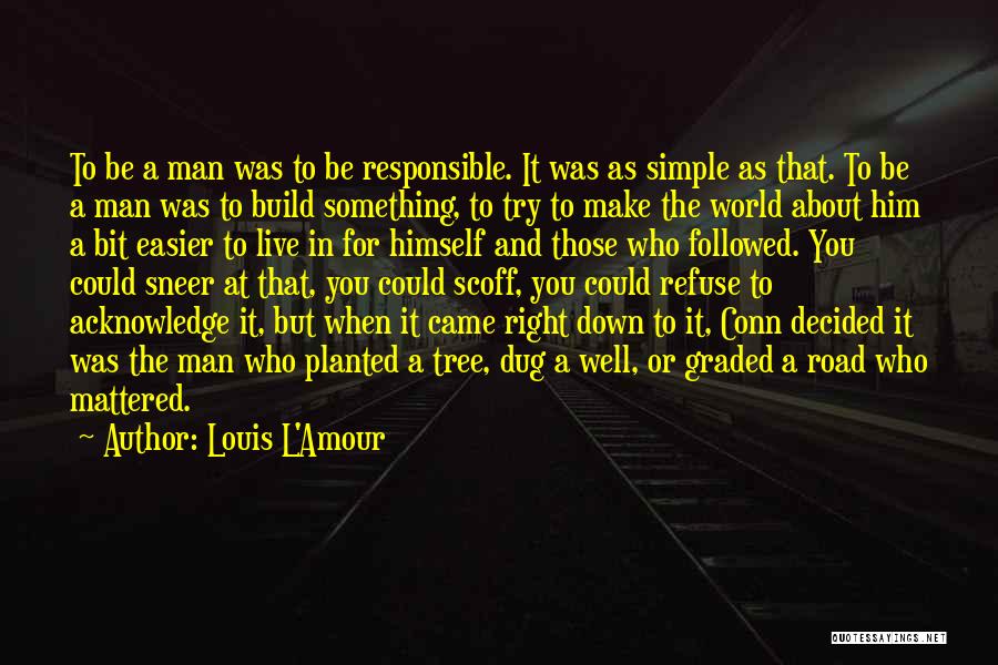 Acknowledge Quotes By Louis L'Amour