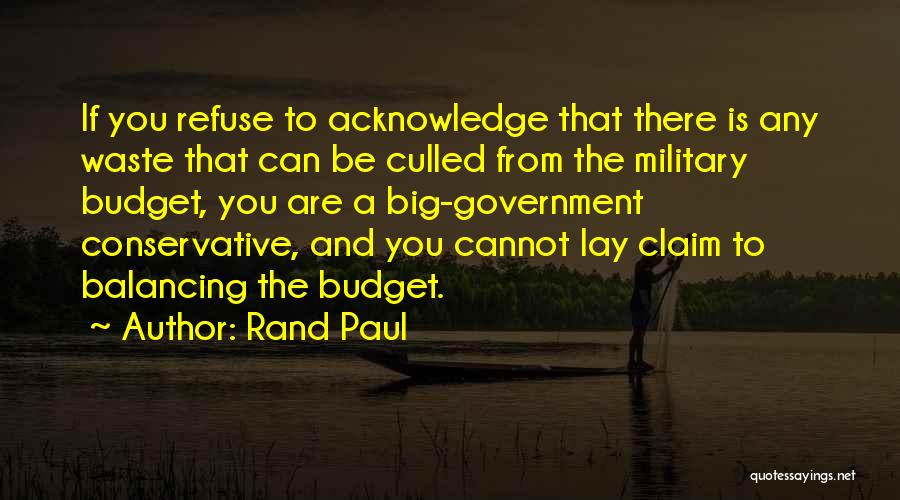 Acknowledge Quotes By Rand Paul