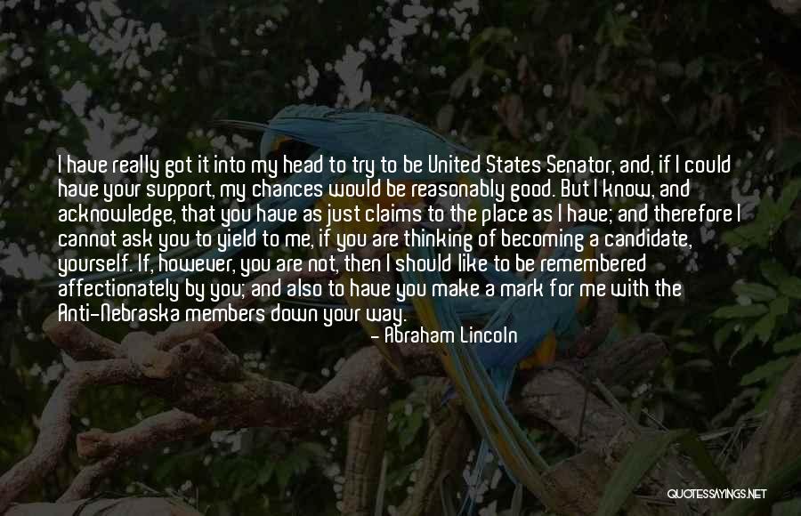 Acknowledge Yourself Quotes By Abraham Lincoln Acknowledge Yourself Quotes By Abraham Lincoln