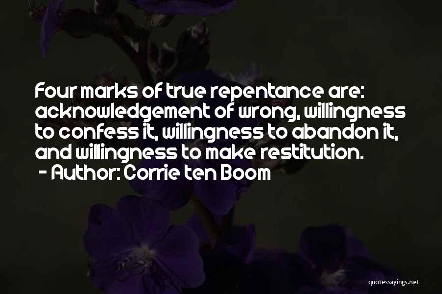 Acknowledgement Quotes By Corrie Ten Boom