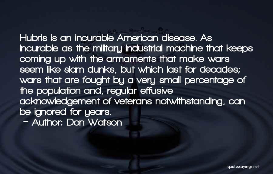 Acknowledgement Quotes By Don Watson