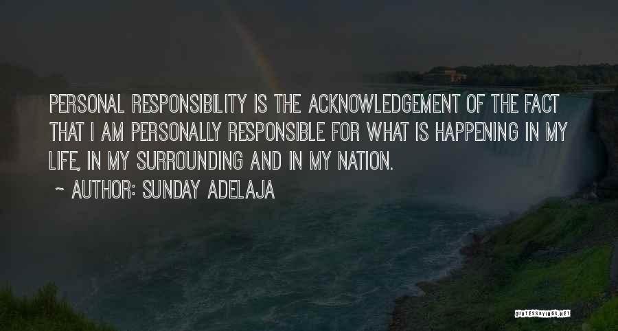 Acknowledgement Quotes By Sunday Adelaja