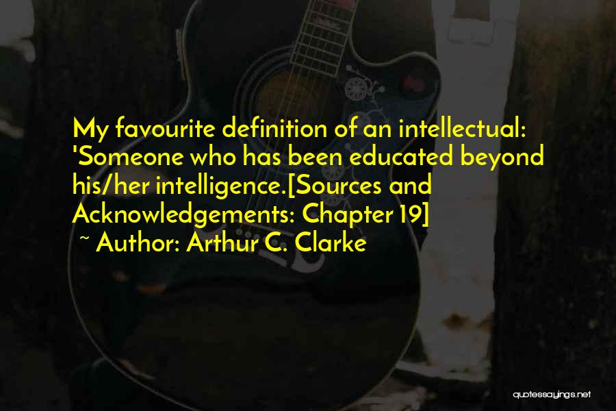Acknowledgements Quotes By Arthur C. Clarke