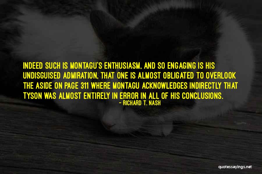 Acknowledges Quotes By Richard T. Nash Acknowledges Quotes By Richard T. Nash
