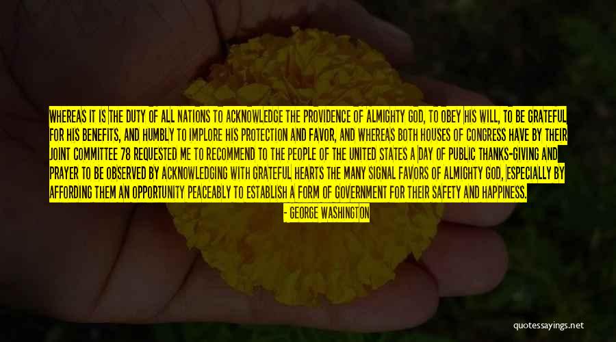 Acknowledging God Quotes By George Washington Acknowledging God Quotes By George Washington