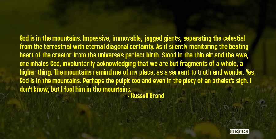 Acknowledging God Quotes By Russell Brand Acknowledging God Quotes By Russell Brand
