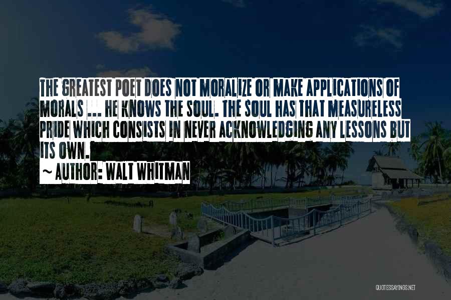 Acknowledging Others Quotes By Walt Whitman