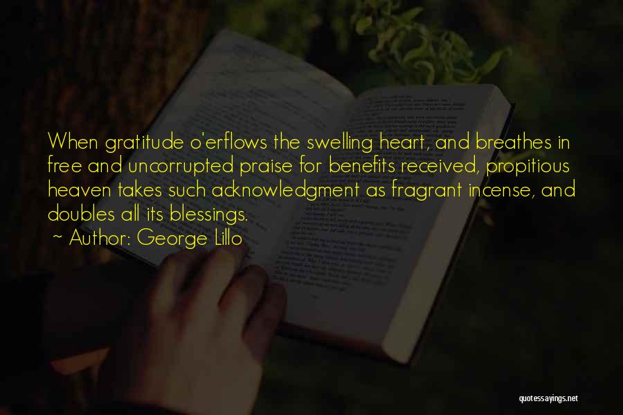 Acknowledgment Quotes By George Lillo