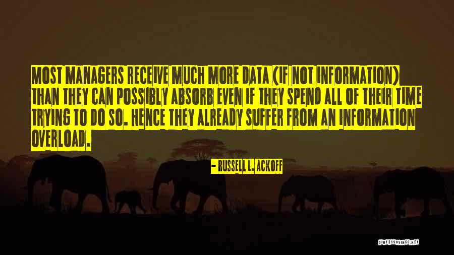 Ackoff From Data Quotes By Russell L. Ackoff Ackoff From Data Quotes By Russell L. Ackoff