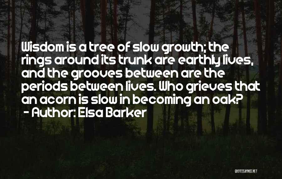 Acorn And Oak Tree Quotes By Elsa Barker
