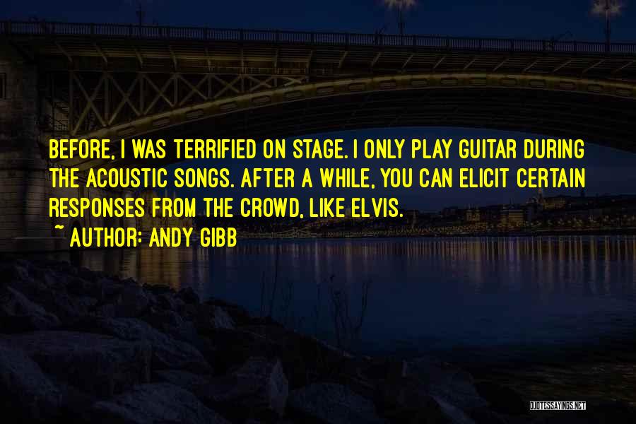 Acoustic Guitar Quotes By Andy Gibb