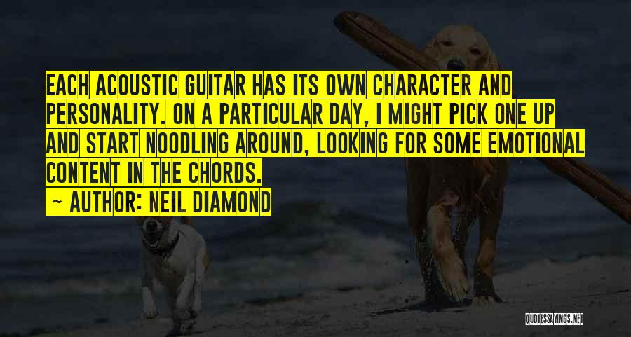 Acoustic Guitar Quotes By Neil Diamond