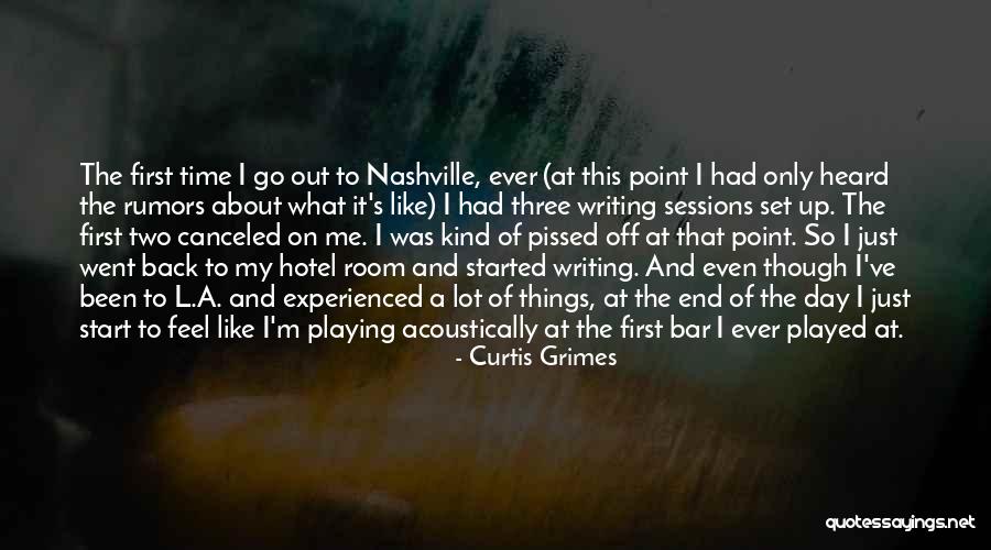 Acoustically Yours Quotes By Curtis Grimes Acoustically Yours Quotes By Curtis Grimes