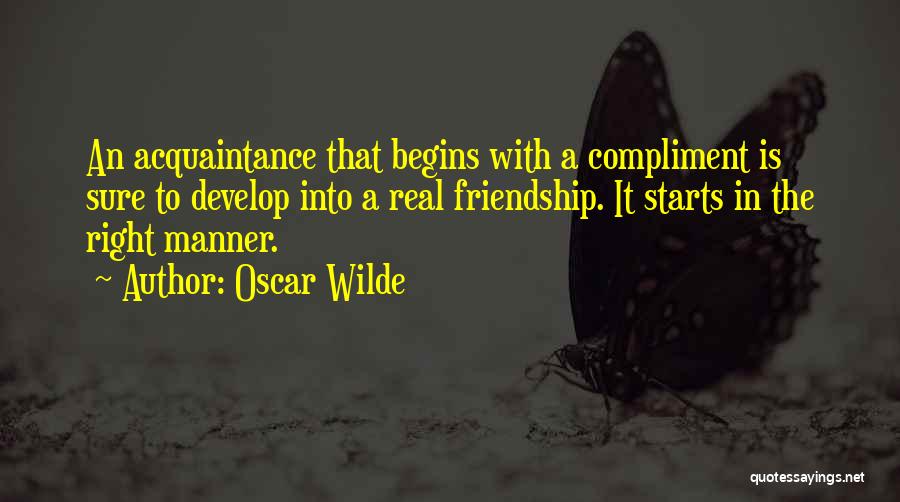 Acquaintance Friendship Quotes By Oscar Wilde