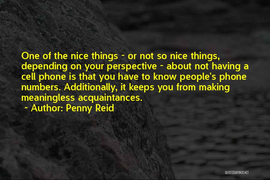 Acquaintances Quotes By Penny Reid