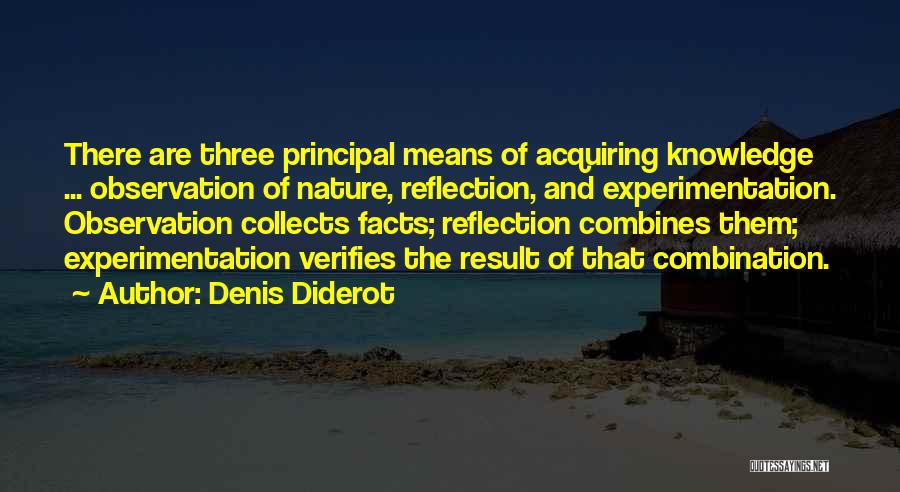 Acquiring Knowledge Quotes By Denis Diderot