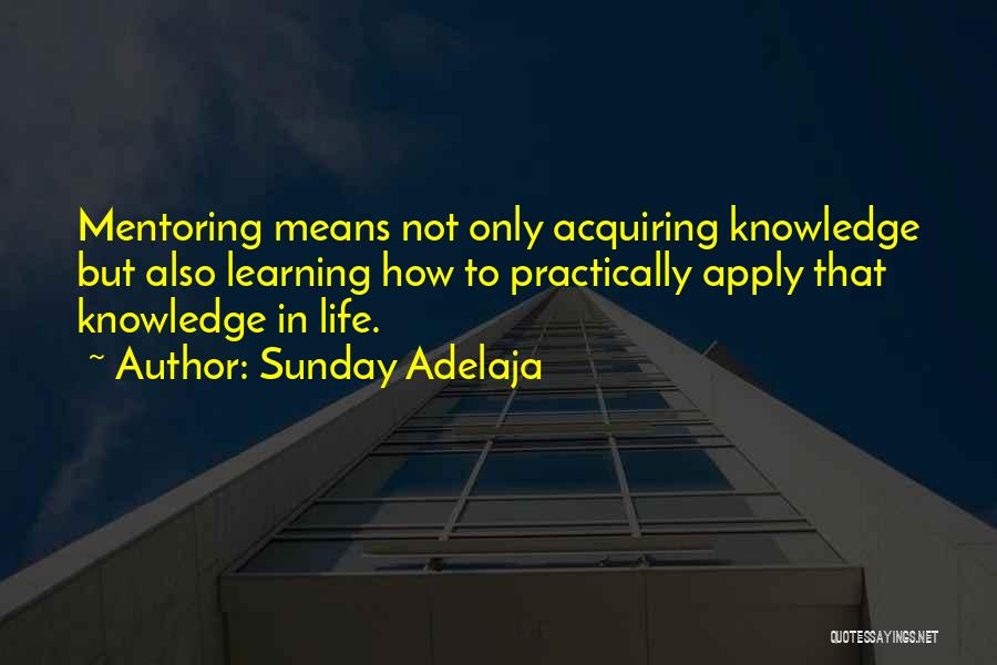 Acquiring Knowledge Quotes By Sunday Adelaja