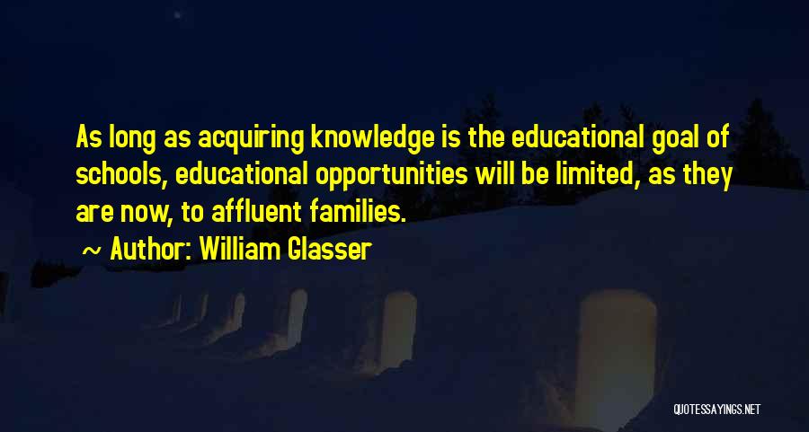 Acquiring Knowledge Quotes By William Glasser