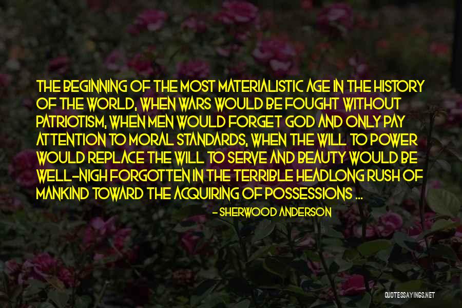 Acquiring Power Quotes By Sherwood Anderson