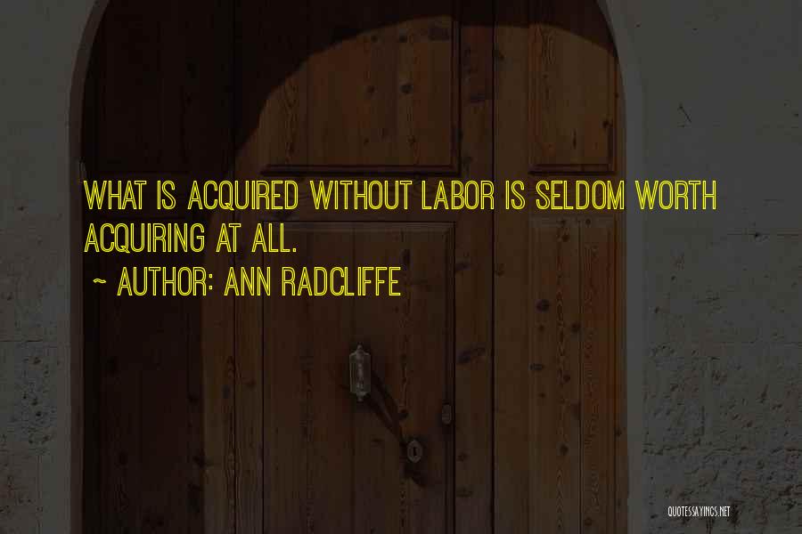 Acquiring Quotes By Ann Radcliffe