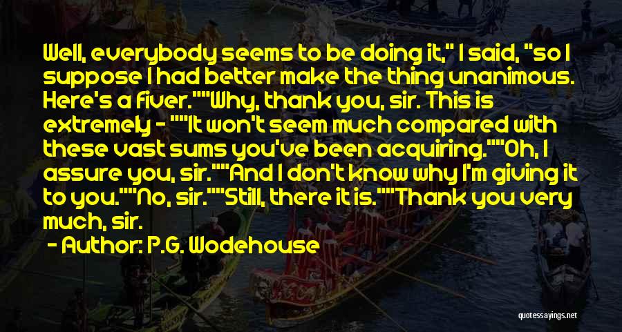 Acquiring Quotes By P.G. Wodehouse