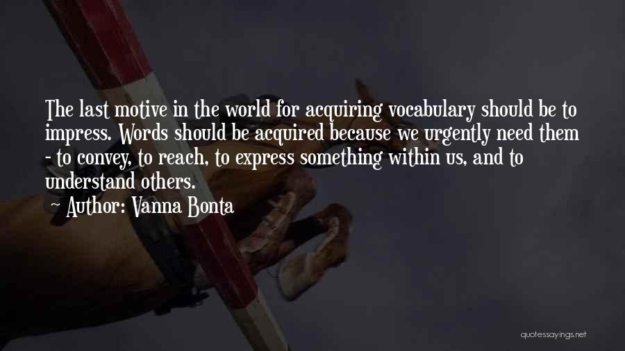 Acquiring Quotes By Vanna Bonta