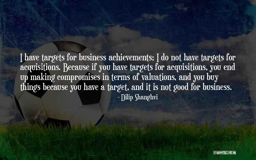 Acquisitions Quotes By Dilip Shanghvi