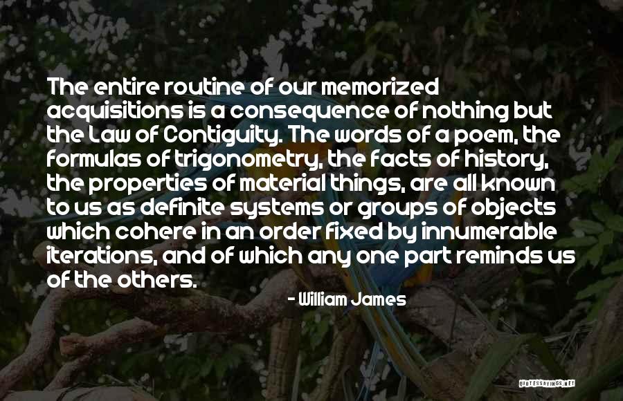 Acquisitions Quotes By William James